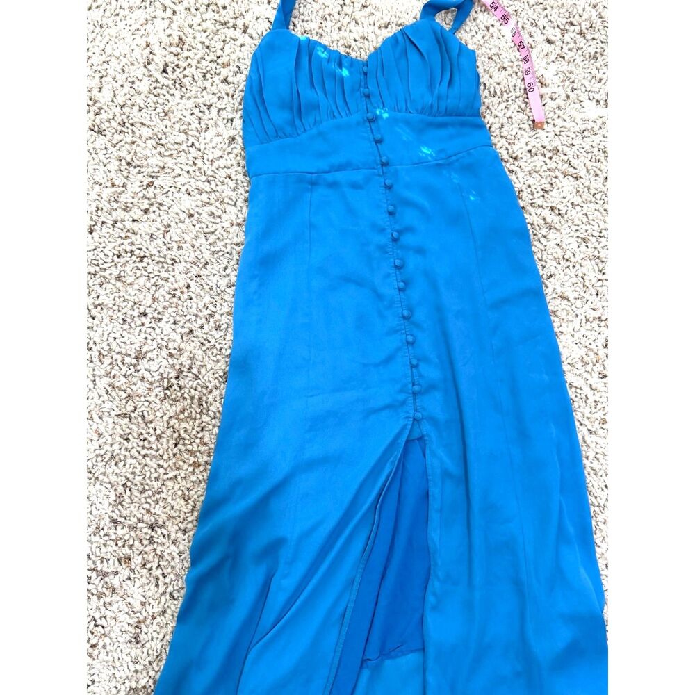 Abercrombie & Fitch Blue Midi Dress - Picture 10 of 13
